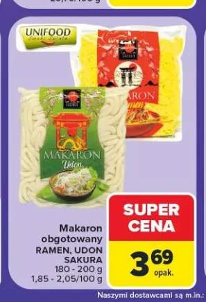 Makaron obgotowany Ramen Sakura +1 wariant