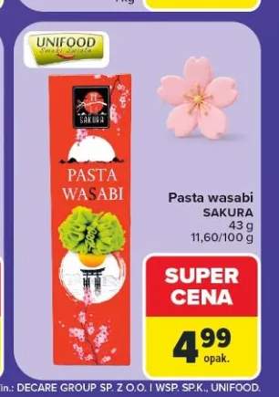 Pasta wasabi Sakura
