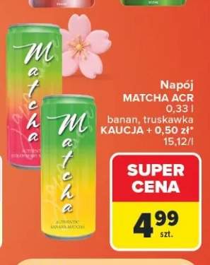 Napój Matcha ACR bananowy