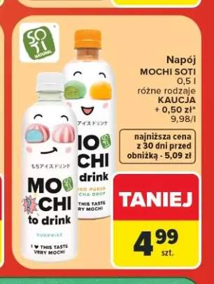 Napój Mochi Soti truskawkowy +2 warianty