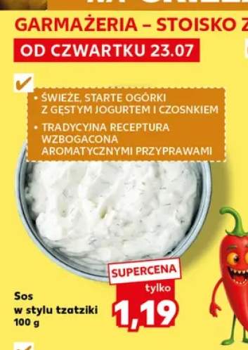 Sos w stylu tzatziki