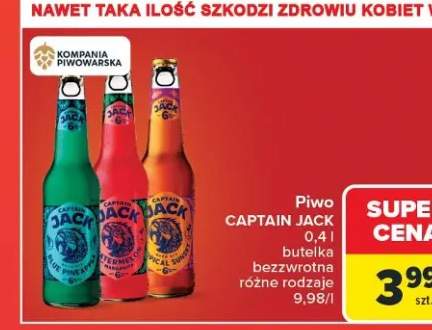 Piwo Captain Jack Blue Lagoon +2 warianty