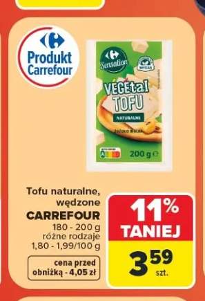 Tofu wędzone Carrefour Sensation