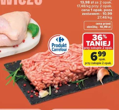 Mięso mielone wieprzowo-wołowe Carrefour