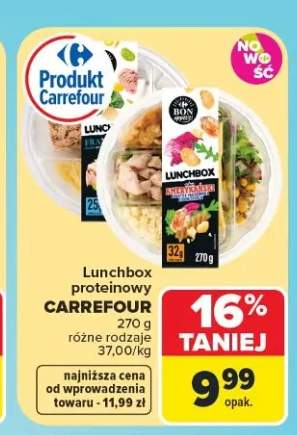 Lunchbox proteinowy amerykański Carrefour