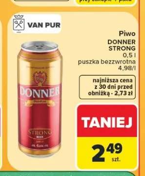 Piwo Donner Strong 500 ml
