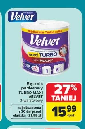 Ręcznik papierowy Velvet Turbo Maxi 3-warstwowy