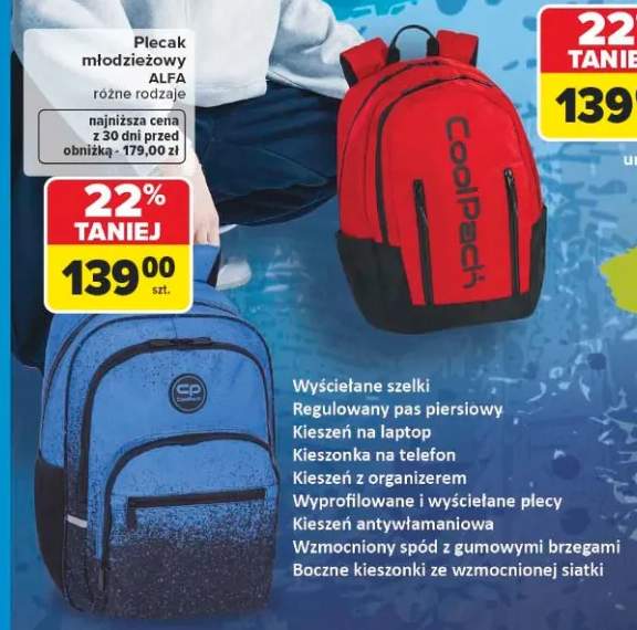 Plecak młodzieżowy CoolPack ALFA