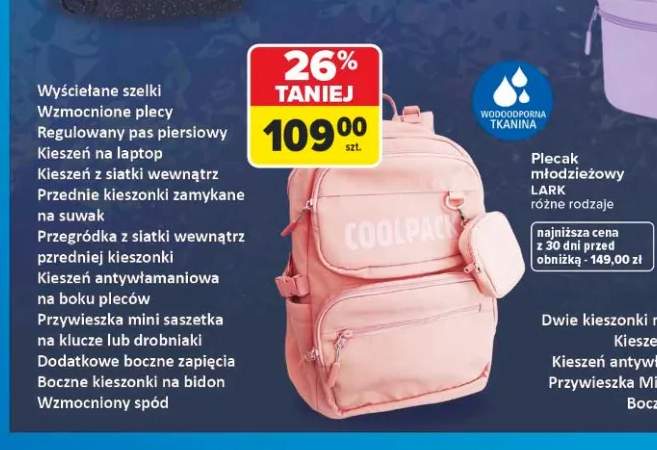 Plecak młodzieżowy CoolPack LARK