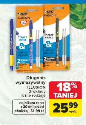 Długopis wymazywalny BIC Illusion