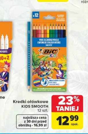 Kredki ołówkowe BIC Kids Smooth 12-pak