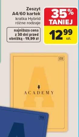 Zeszyt A4 60 kartek kratka Hybrid Interdruk