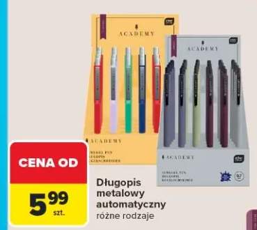 Długopis metalowy automatyczny Interdruk Academy