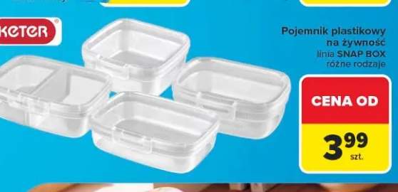 Pojemnik plastikowy na żywność Snap Box Keter