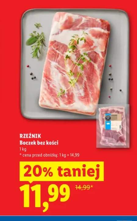 Boczek bez kości Rzeźnik