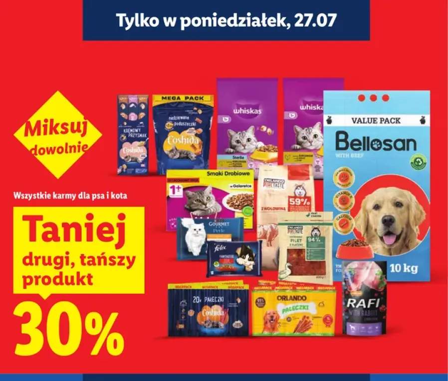 Karma dla kota Whiskas z kurczakiem +8 wariantów