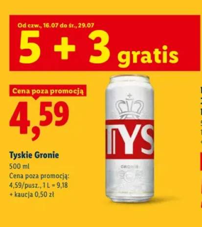 Piwo Tyskie Gronie
