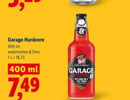 Piwo Garage Hardcore watermelon & lime