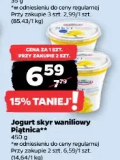 Jogurt skyr waniliowy Piątnica