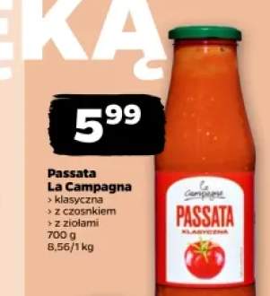 Passata z czosnkiem La Campagna