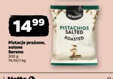 Pistacje prażone solone Sereno