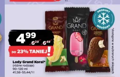 Lody na patyku Grand Koral Pistachio +1 wariant