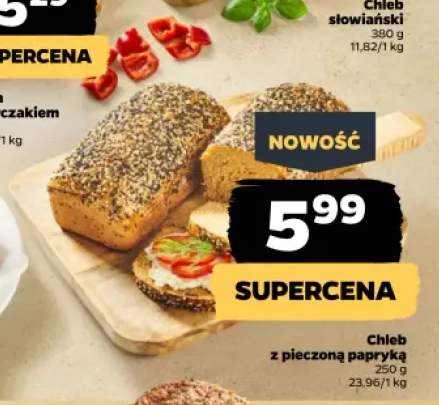 Chleb z pieczoną papryką