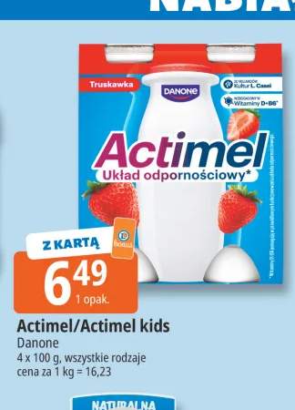 Napój probiotyczny Actimel Danone 4-pak +1 wariant