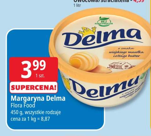 Margaryna Delma Flora Food