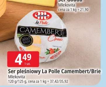 Ser pleśniowy La Polle Camembert Mlekovita