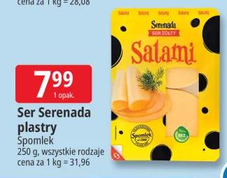 Ser Serenada plastry Spomlek