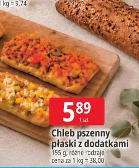 Chleb pszenny płaski z dodatkami