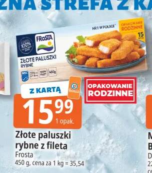 Złote paluszki rybne z fileta Frosta