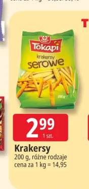 Krakersy Tokapi serowe