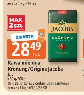 Kawa mielona Jacobs Krönung