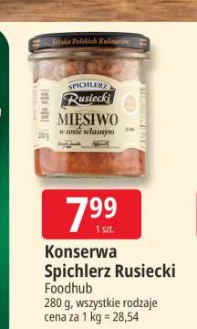 Konserwa Mięsiwo w sosie własnym Spichlerz Rusiecki