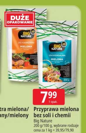 Przyprawa do karkówki mielona bez soli i chemii Big Nature +1 wariant