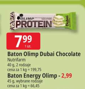 Baton proteinowy Olimp Dubai Chocolate +1 wariant