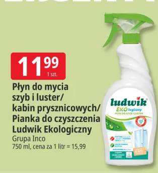 Płyn do mycia szyb i luster Ludwik Ekologiczny +2 warianty