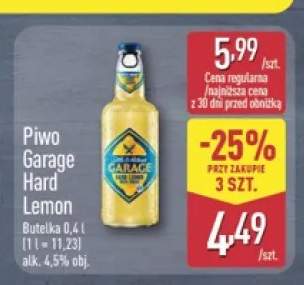 Piwo Garage Hard Lemon
