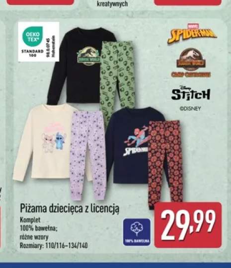 Piżama dziecięca Stitch +2 warianty