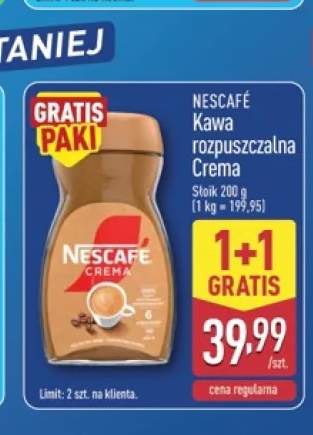 Kawa rozpuszczalna Crema Nescafé