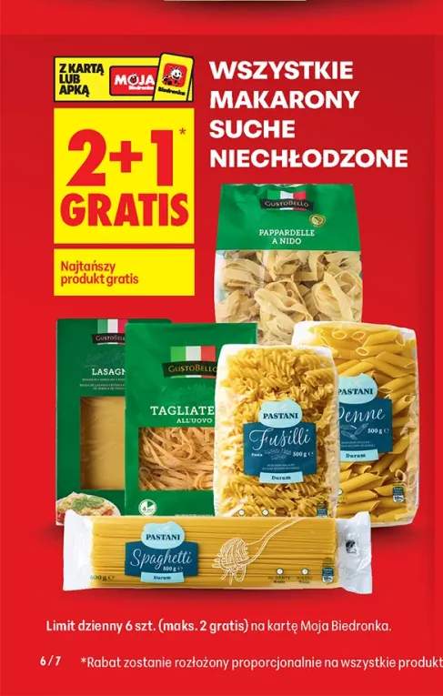 Makarony Suche Niechłodzone +6 wariantów