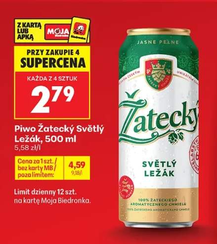 Piwo Žatecký Světlý Ležák