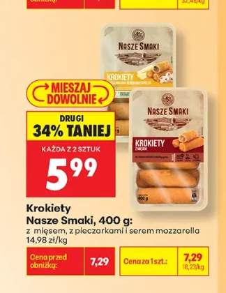 Krokiety z mięsem Nasze Smaki +1 wariant