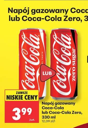 Napój gazowany Coca-Cola Zero