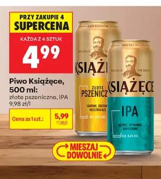 Piwo Książęce Złote Pszeniczne