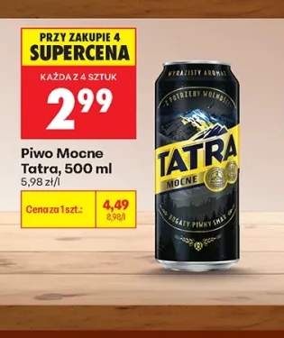 Piwo Tatra Mocne