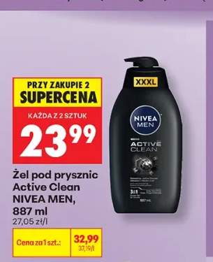 Żel pod prysznic Nivea Men Active Clean