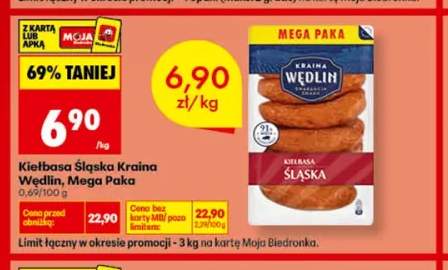 Kiełbasa Śląska Kraina Wędlin